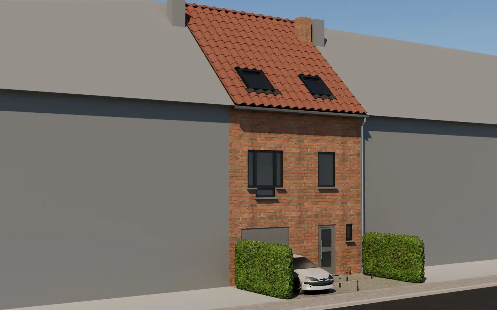 Maison AutoCad Render